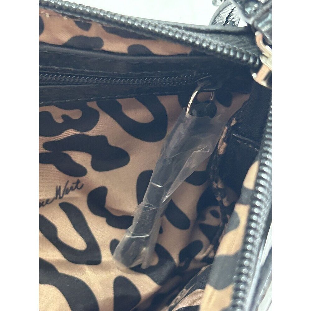 Nine‎ West Small Black Shiny Quilted Crossbody Bag NEW - Picture 8 of 10
